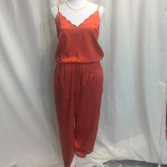 Socialite Size Small Red Satin Jumper - Picture 14 of 16